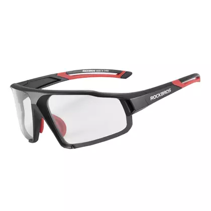 Rockbros SP216BK ochelari fotocromici pentru ciclism / sport negru-roșu