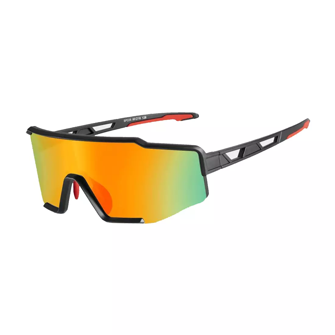 Rockbros SP225BK ochelari de bicicleta / sport, polarizat, negru și gri