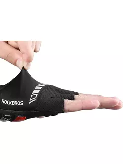 Rockbros mănuși scurte de ciclism, negre S143-BK