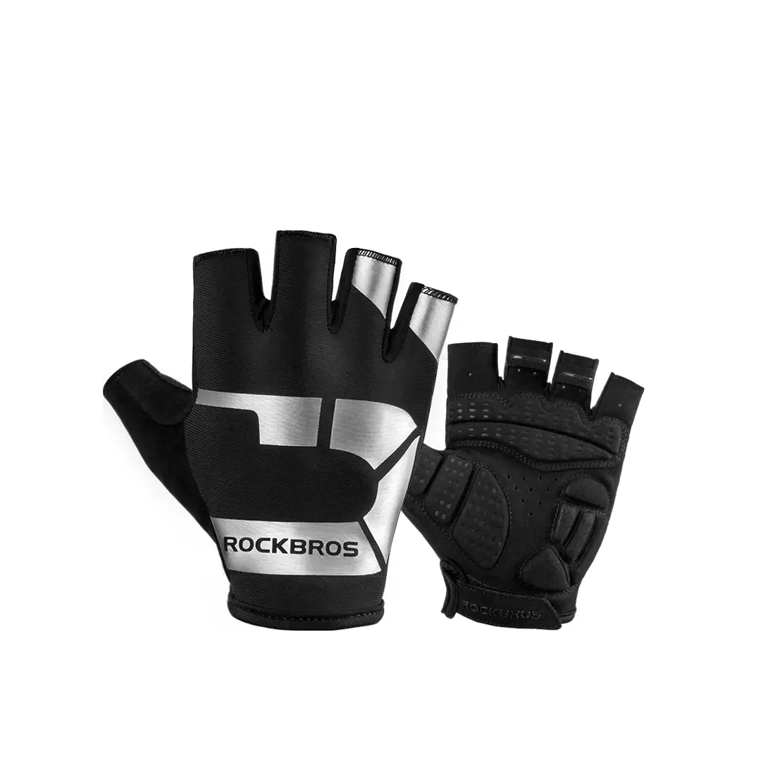 Rockbros mănuși scurte de ciclism, negre S220