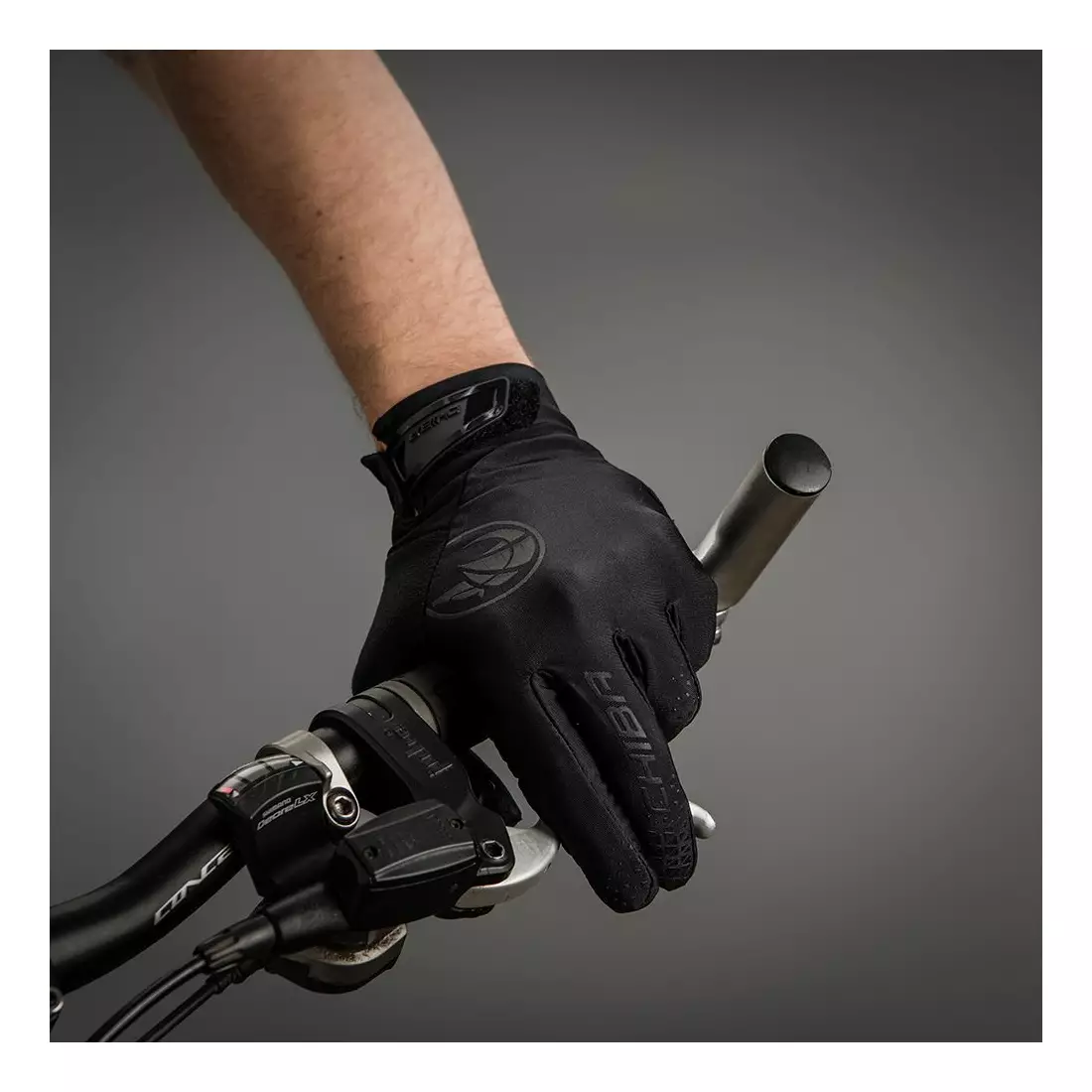 CHIBA BIOXCELL TOURING mănuși de ciclism lungi, negre 3060720