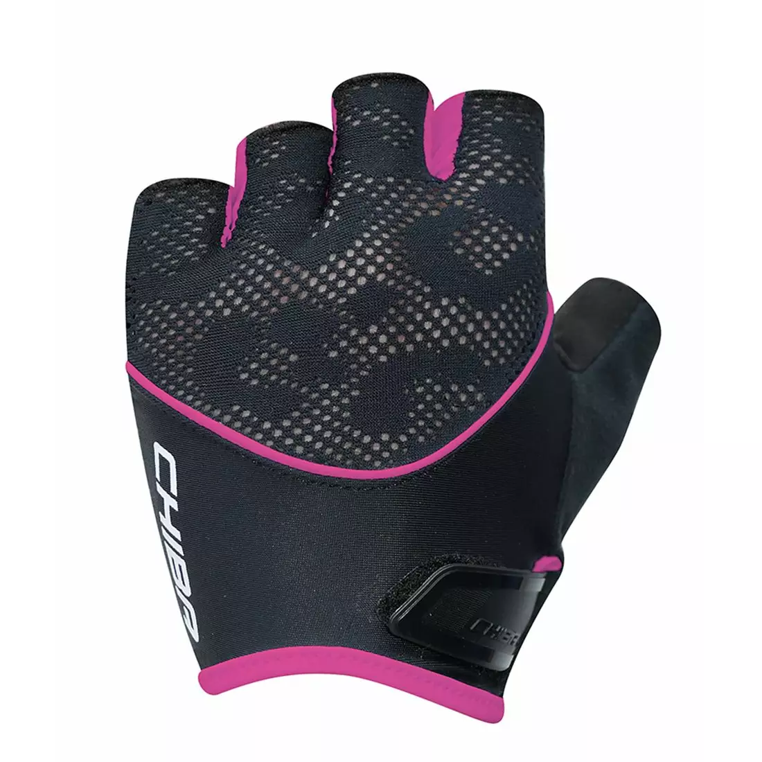 CHIBA LADY GEL mănuși de ciclism pentru femei, negre și roz