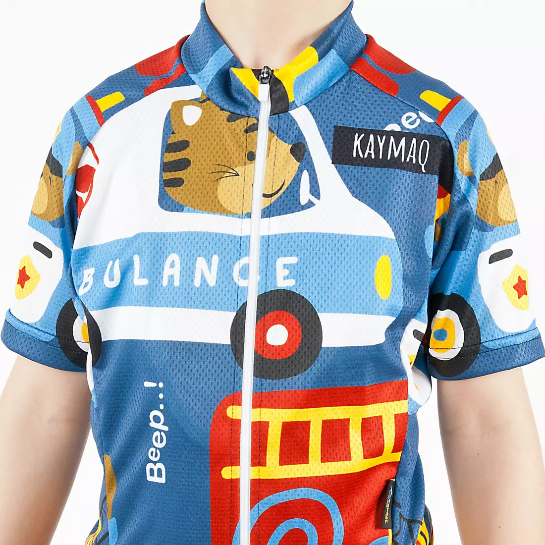 KAYMAQ DESIGN J-B2 tricou de ciclism pentru copii