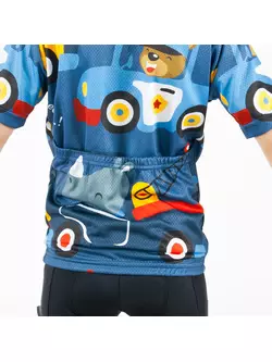 KAYMAQ DESIGN J-B2 tricou de ciclism pentru copii