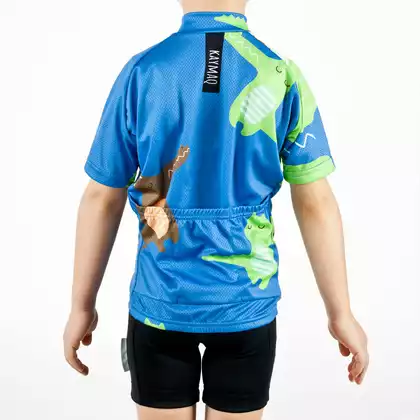 KAYMAQ DESIGN J-B3 tricou de ciclism pentru copii