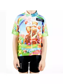 KAYMAQ DESIGN J-G4 tricou de ciclism pentru copii