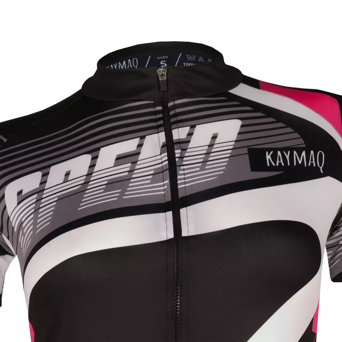 KAYMAQ DESIGN W1-M27 tricou de ciclism pentru femei cu mâneci scurte