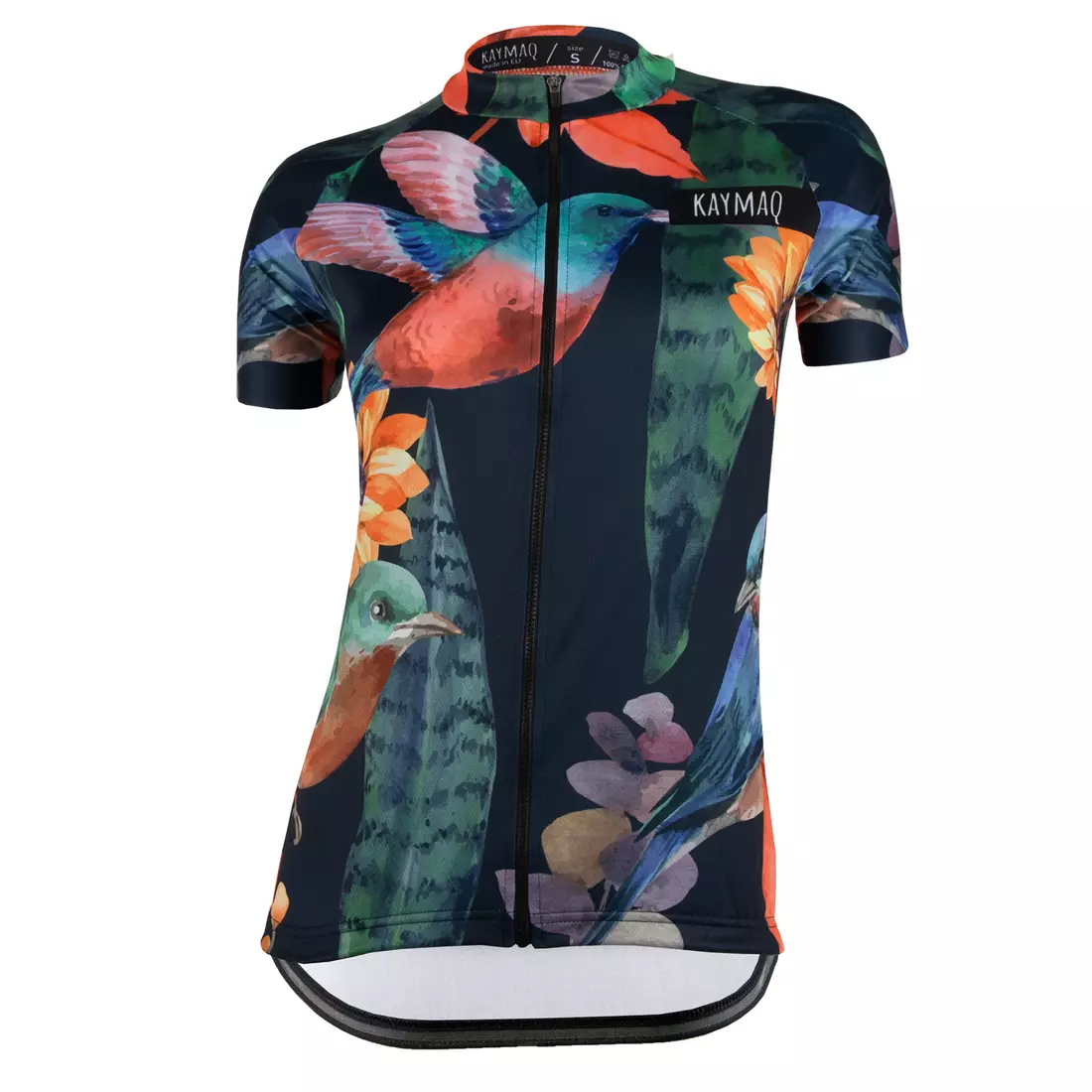 KAYMAQ DESIGN W13 tricou de ciclism pentru femei, cu mânecă scurtă