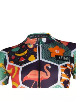 KAYMAQ DESIGN W21 tricou de ciclism cu mâneci scurte pentru femei