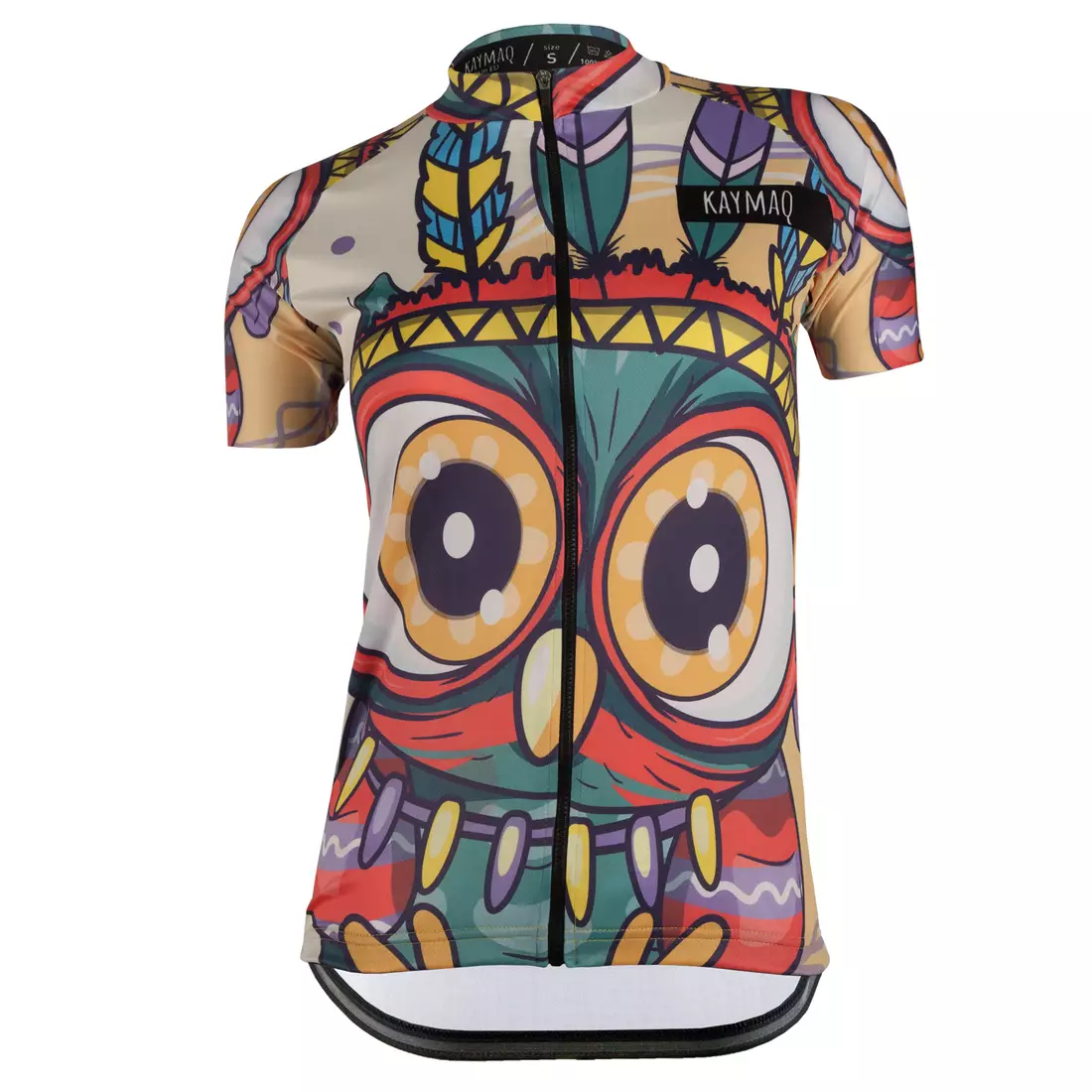KAYMAQ DESIGN W39 tricou de ciclism cu mâneci scurte pentru femei