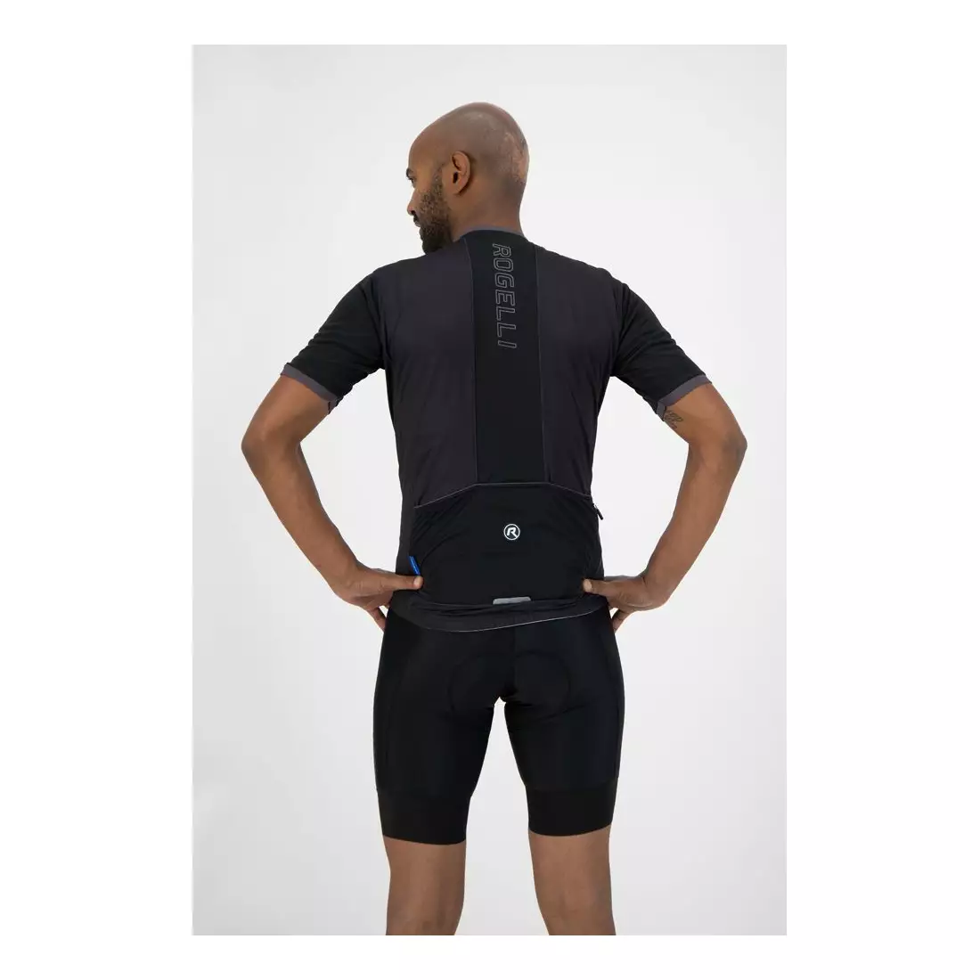 ROGELLI ESSENTIAL tricou de ciclism masculin, negru