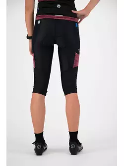 ROGELLI Pantaloni scurți de ciclism pentru femei CHARM2.0 3/4 negru 