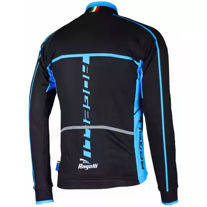 ROGELLI Jachetă de ciclism softshell pentru bărbați UMBRIA 2.0 negru și albastru L 