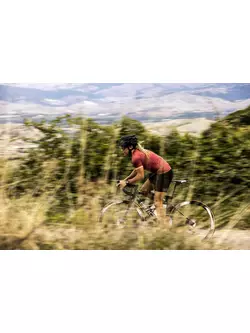 ROGELLI Tricou de ciclism pentru femei ESSENTIAL - maro