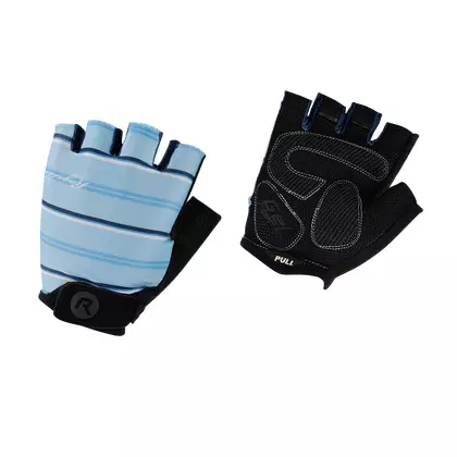 ROGELLI mănuși de ciclism pentru femei STRIPE blue
