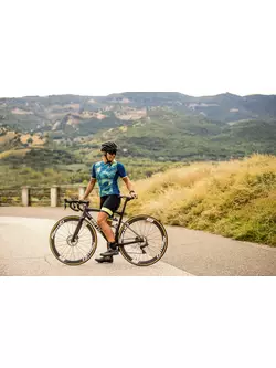 ROGELLI tricou de ciclism feminin LEAF turquoise 010.086