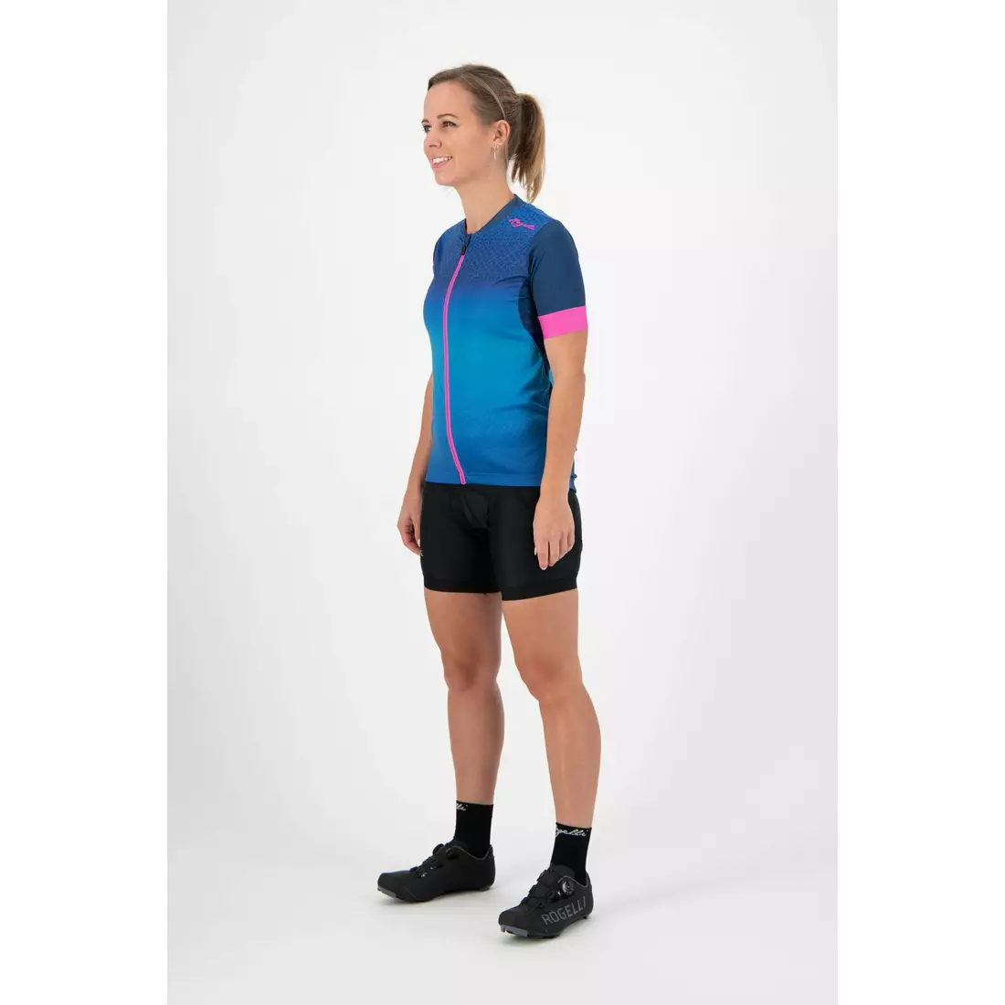 ROGELLI tricou de ciclism feminin LUX blue 010.189