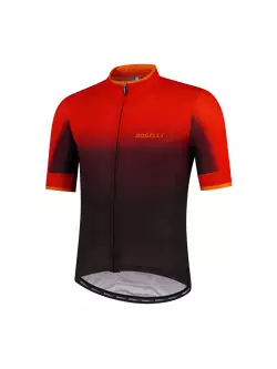ROGELLI tricou pentru bărbați pentru biciclete HORIZON orange/red