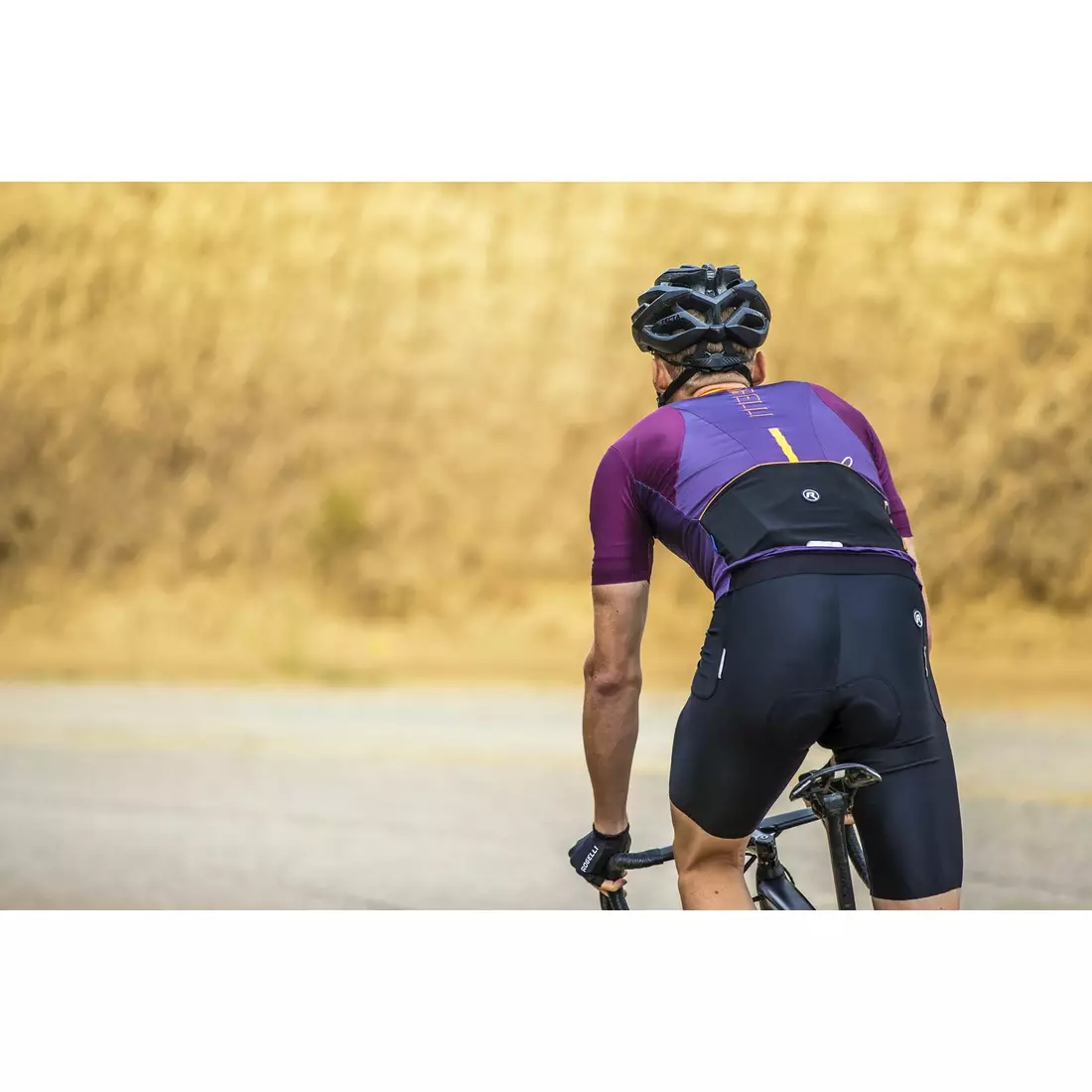 ROGELLI tricou pentru bărbați pentru biciclete MINIMAL purple