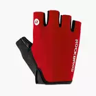 Rockbros mănuși de ciclism deget scurt, negru-roșu S106R