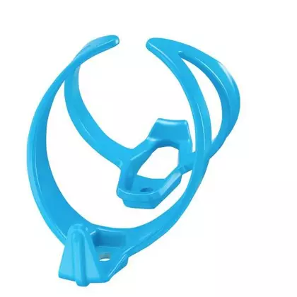 SUPACAZ cușcă pentru sticlă de apă pentru bicicletă POLY blue neon CG-26