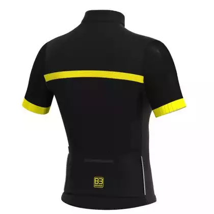 Biemme tricou de ciclism feminin CAUBERG LADY negru și galben