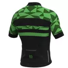 Biemme tricou de ciclism masculin SEMPIONE negru și verde