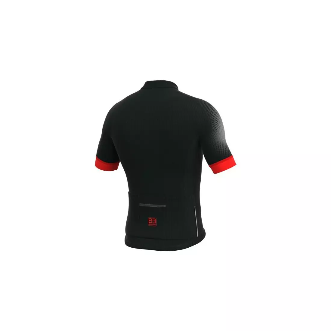 Biemme tricou de ciclism masculin ZONCOLAN negru și roșu