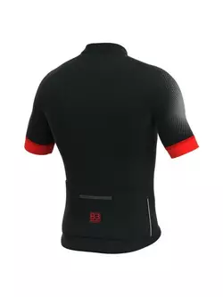 Biemme tricou de ciclism masculin ZONCOLAN negru și roșu