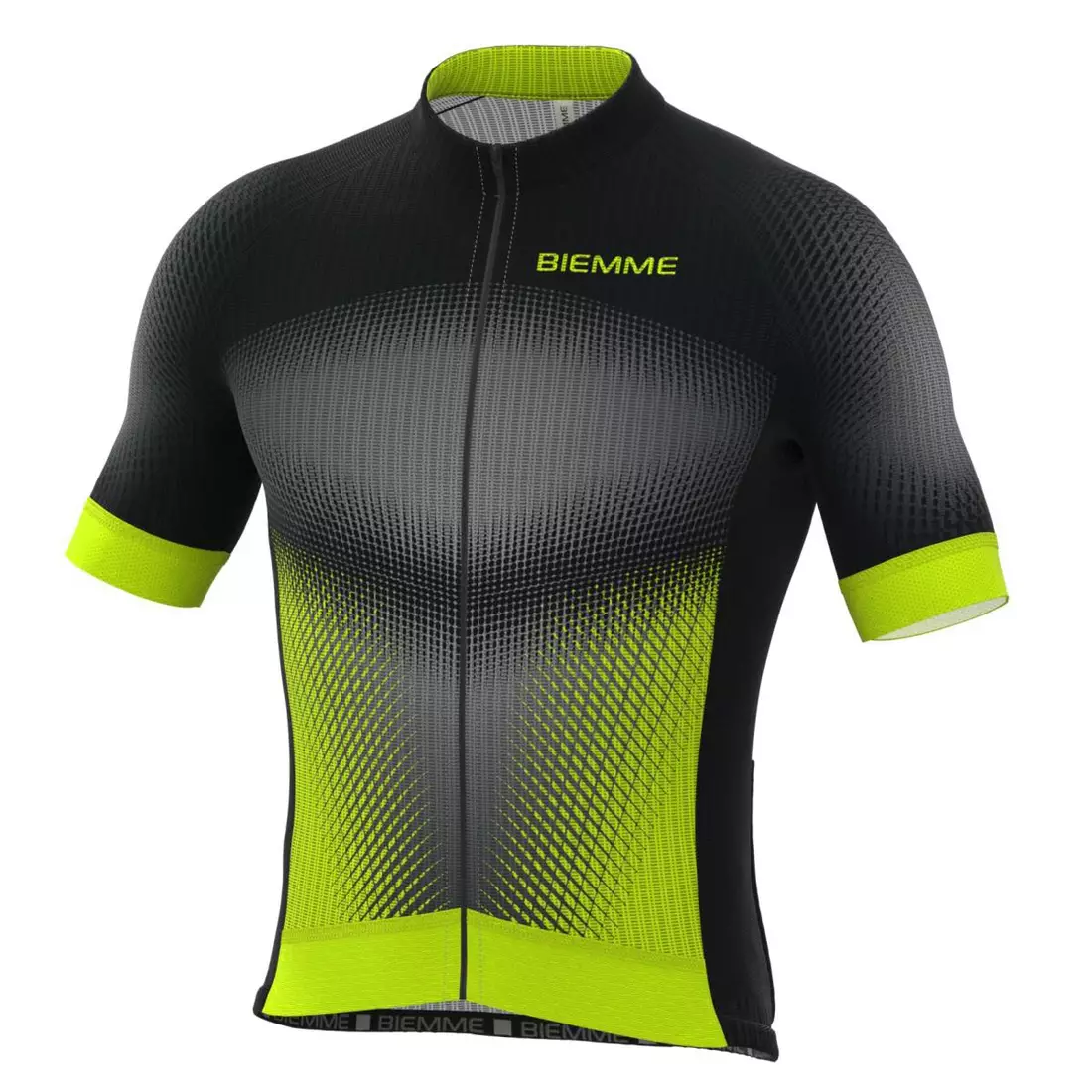Biemme tricou de ciclism masculin ZONCOLAN negru-verde