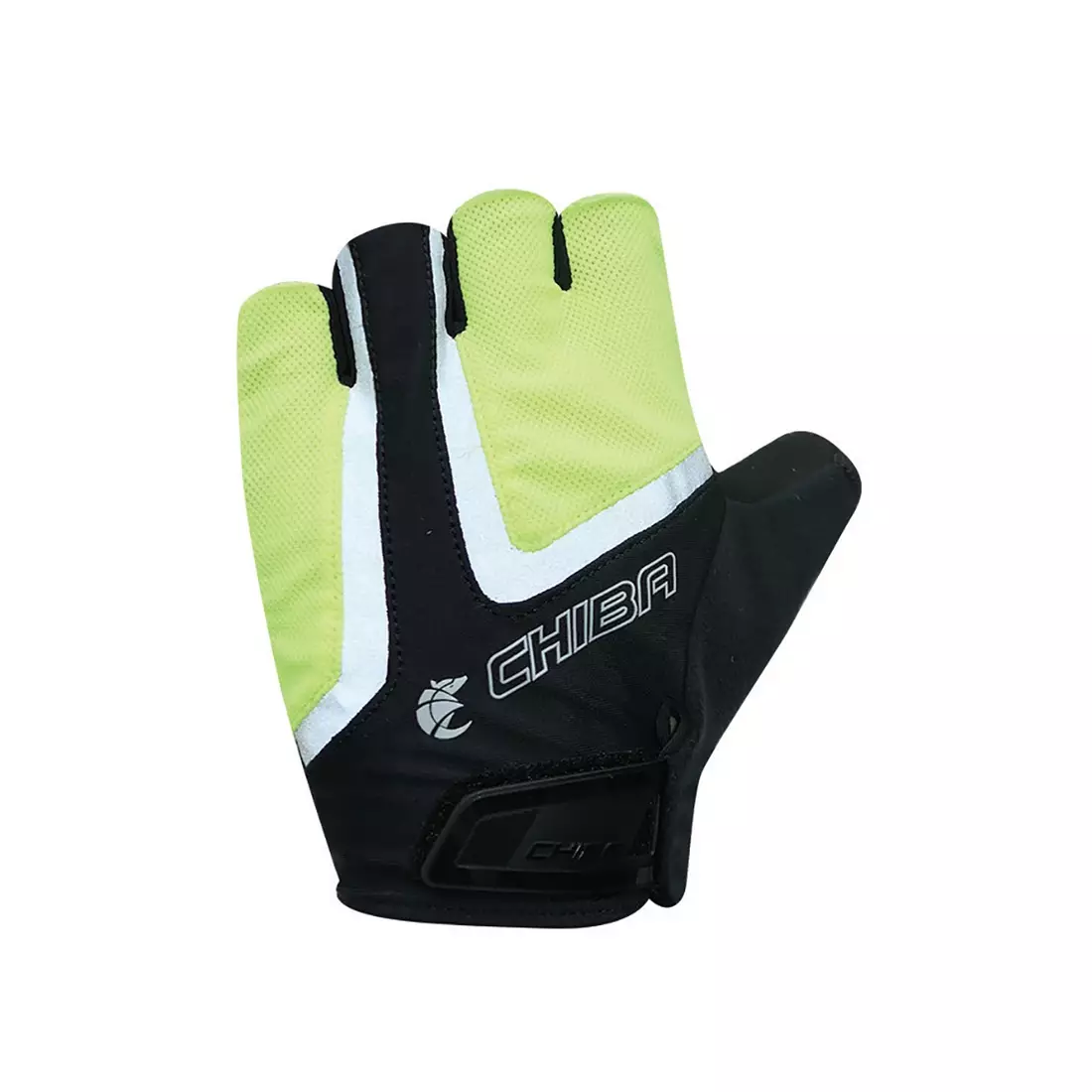 CHIBA mănuși de ciclism GEL AIR REFLEX yellow