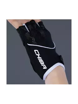CHIBA mănuși de ciclism LADY GEL black white