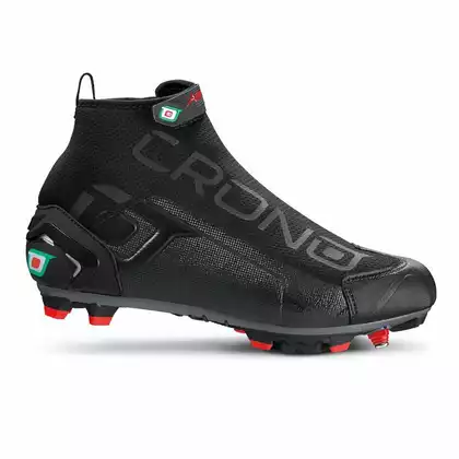 CRONO pantofi de ciclism MTB CW-1 17 nailon, negru CWM17-42-N-C
