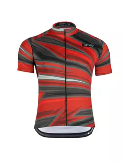 KAYMAQ DESIGN M48 tricou de bărbați pentru ciclism, mânecă scurtă, roșu