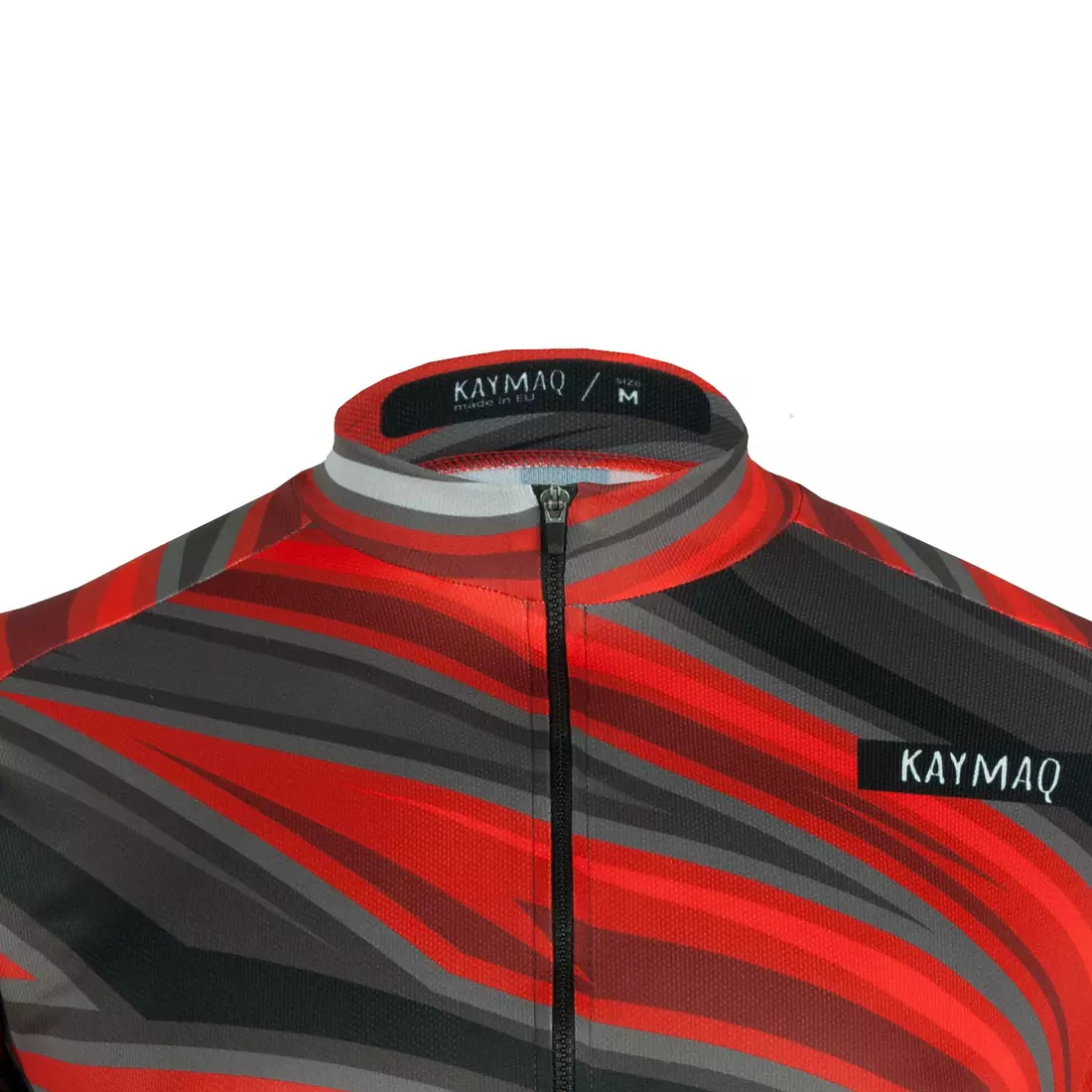 KAYMAQ DESIGN M48 tricou de bărbați pentru ciclism, mânecă scurtă, roșu
