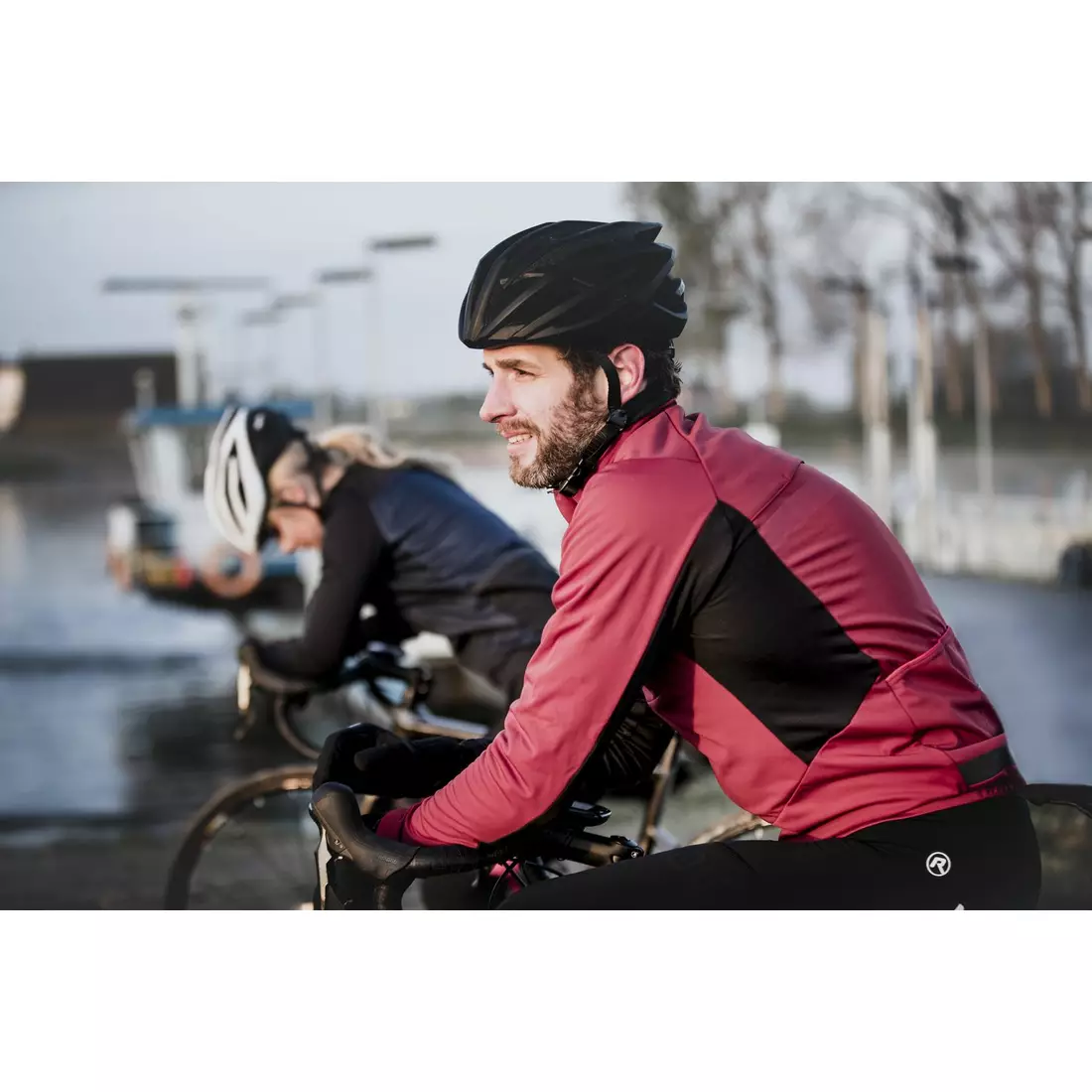ROGELLI Jachetă de ciclism pentru bărbați BARRIER maro 