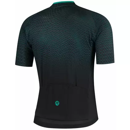ROGELLI tricou pentru bărbați pentru biciclete WEAVE black/green 001.331