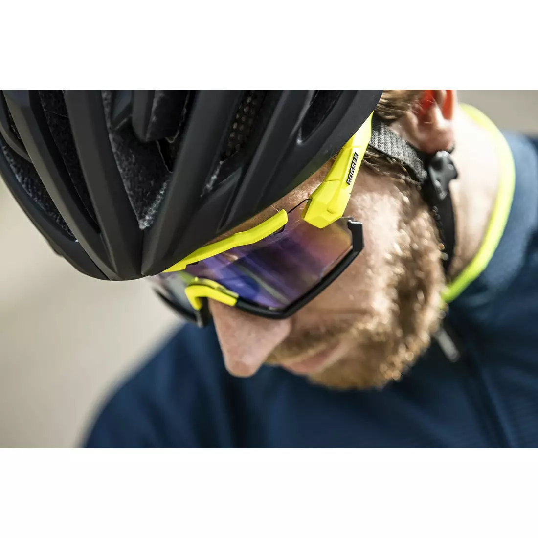 ROGELLI ochelari de protecție pentru sport cu lentile interschimbabile SWITCH  fluor galben