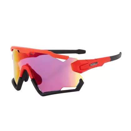 ROGELLI ochelari de protecție pentru sport cu lentile interschimbabile SWITCH roșu