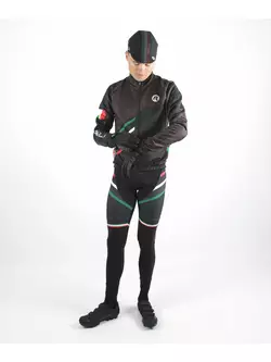 ROGELLI pantaloni de bărbați cu izolație de ciclism cu bretele TEAM 2.0 black