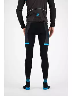 ROGELLI pantaloni de bicicletă pentru bărbați cu bretele FUSE black/blue