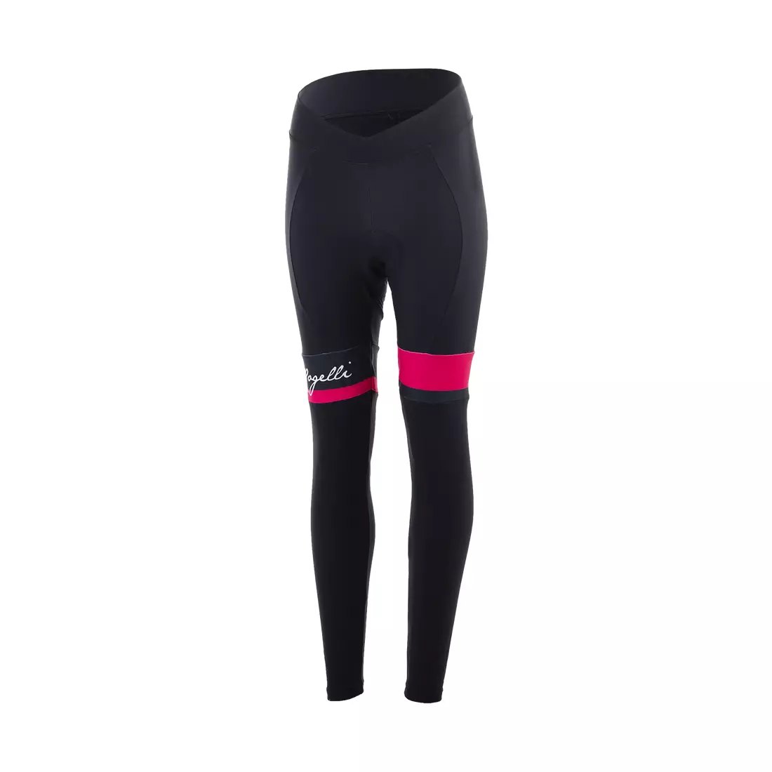 ROGELLI pantaloni de ciclism de iarnă pentru femei SELECT black/pink