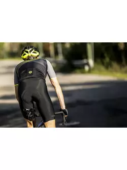 ROGELLI pantaloni scurți de ciclism pentru bărbați cu bretele PRIME 2.0 negru