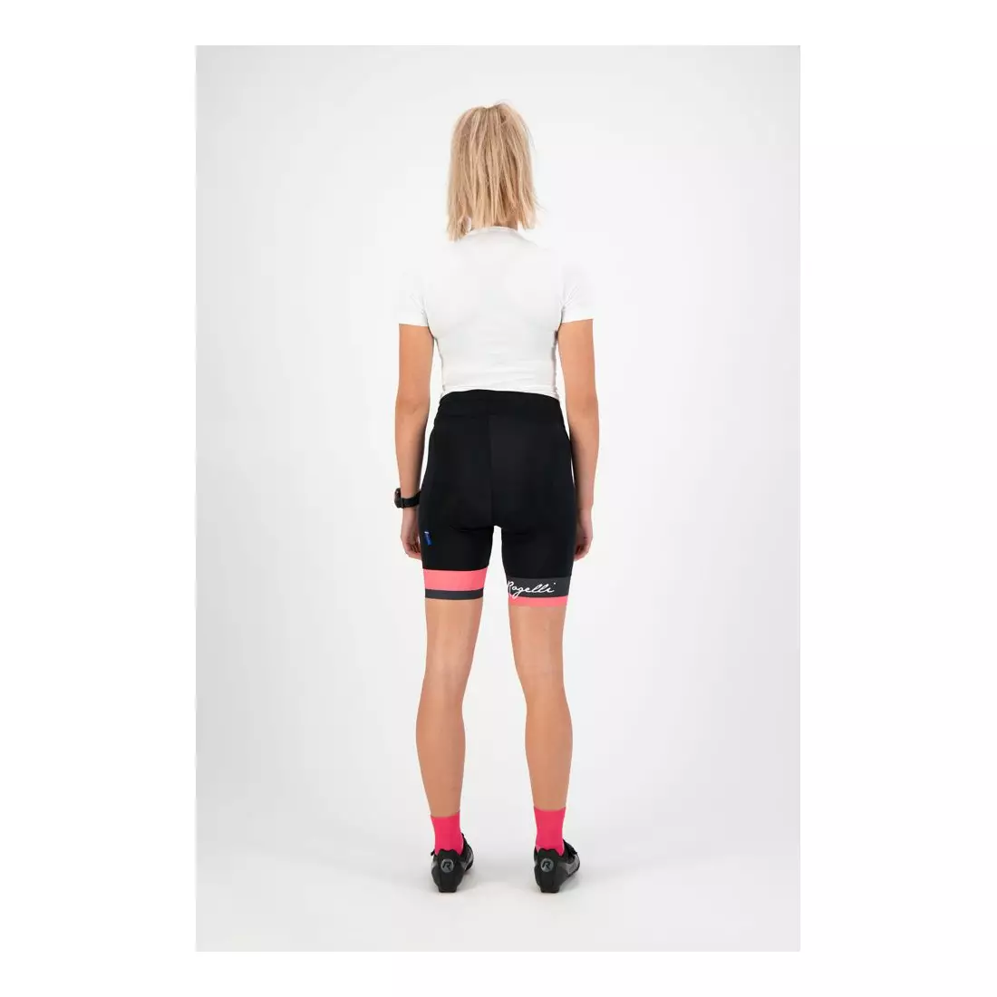 ROGELLI pantaloni scurți de ciclism pentru femei SELECT coral