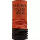 CAIRN eșarfă multifuncțională MALAWI POLAR TUBE orange black
