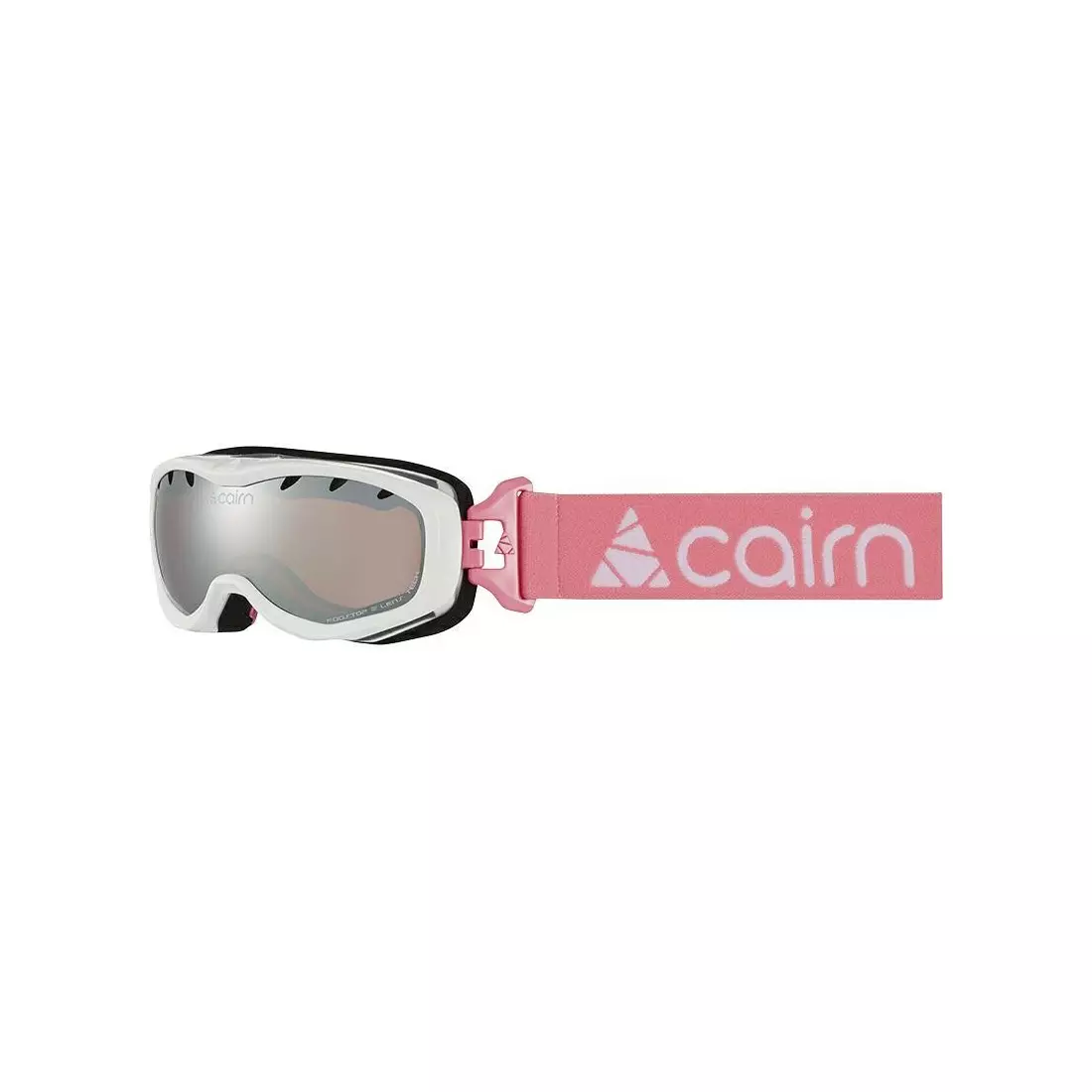 CAIRN ochelari de schi/snowboard pentru copii RUSH SPX3000 Shiny White Candy Pink 