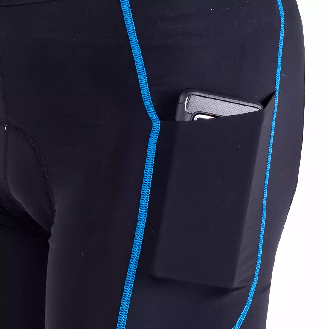 DEKO POCKET pantaloni scurți pentru bărbați, negru și albastru