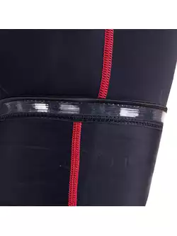 DEKO POCKET pantaloni scurți pentru bărbați, nnegru și roșu