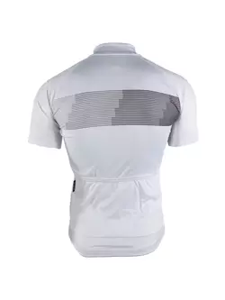 DEKO STYLE-0421 tricou de bărbați pentru ciclism cu mâneci, alb
