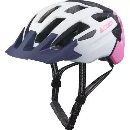 CAIRN casca de bicicleta R PRISM XTR II J white pink mat